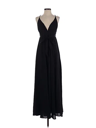 Pre-owned Peach Cocktail Dress In Black
