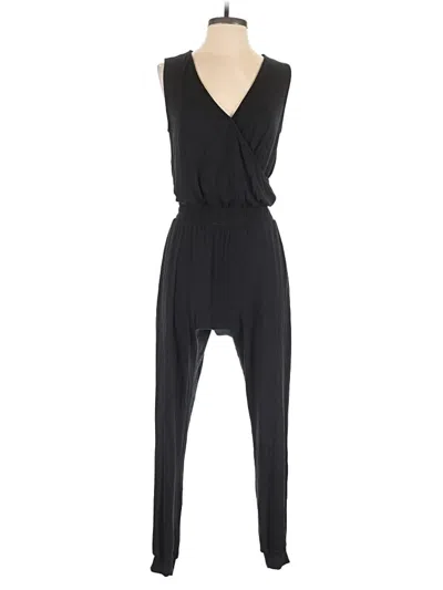 Pre-owned Peach Jumpsuit In Black