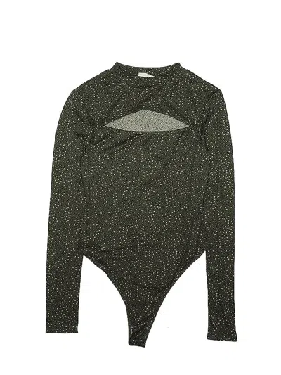 Pre-owned Peach Love Bodysuit In Green