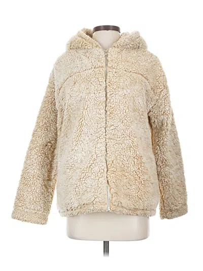 Pre-owned Peach Love Cardigan Sweater In Tan