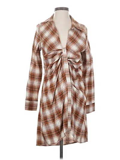 Peach Love Casual Dress In Animal Print
