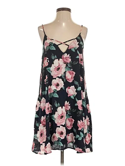 Pre-owned Peach Love Casual Dress In Black