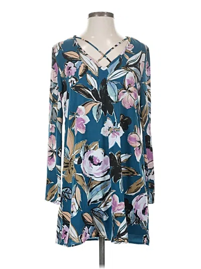 Pre-owned Peach Love Casual Dress In Blue