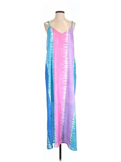 Pre-owned Peach Love Casual Dress In Blue