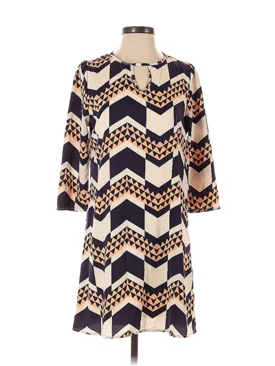 Pre-owned Peach Love Casual Dress In Brown