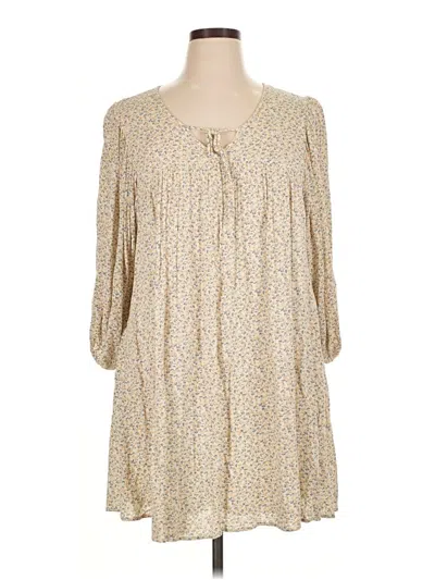 Pre-owned Peach Love Casual Dress In Brown