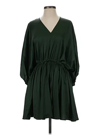Pre-owned Peach Love Casual Dress In Green