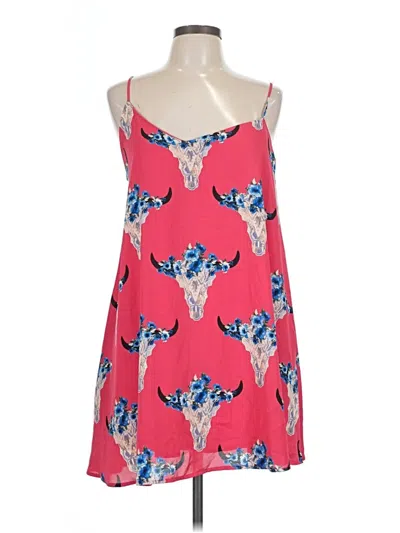 Pre-owned Peach Love Casual Dress In Pink