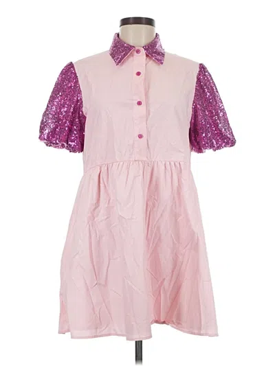 Pre-owned Peach Love Casual Dress In Pink