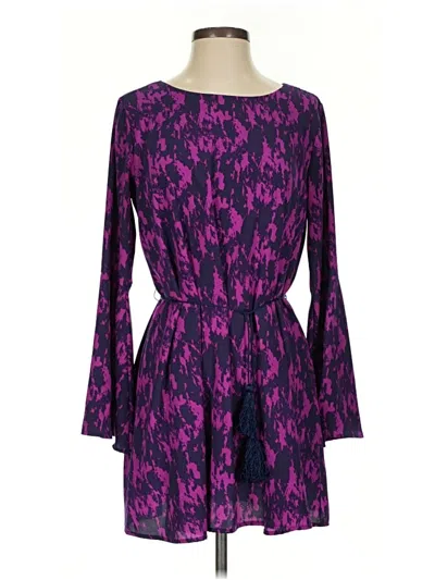 Pre-owned Peach Love Casual Dress In Purple