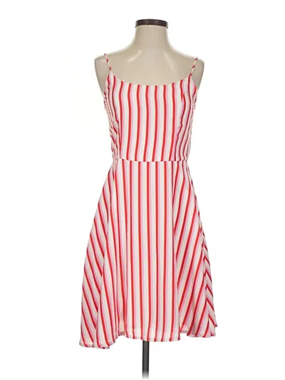 Pre-owned Peach Love Casual Dress In Red