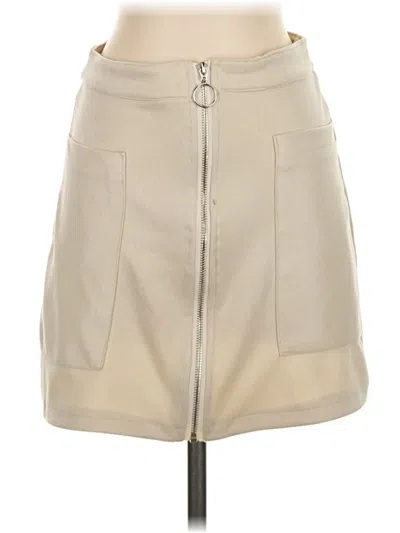 Pre-owned Peach Love Casual Skirt In Tan