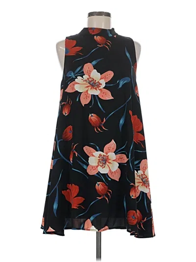 Pre-owned Peach Love Cocktail Dress In Black
