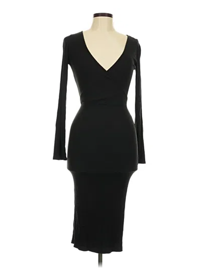 Pre-owned Peach Love Cocktail Dress In Black