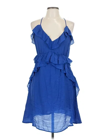Pre-owned Peach Love Cocktail Dress In Blue
