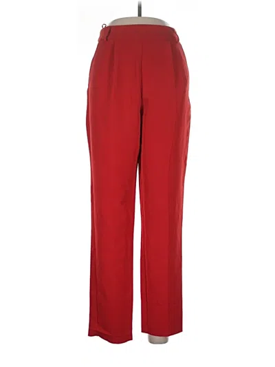 Pre-owned Peach Love Dress Pants In Red