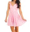 Peach Love Forevermore Bow Sporty Romper In Pink In Pink