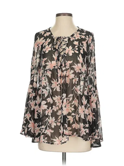 Pre-owned Peach Love Long Sleeve T-shirt In Black