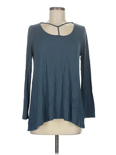 Pre-owned Peach Love Long Sleeve T-shirt In Blue