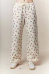 Peach Love Meadow Lounge Pants In Blush In Neutral