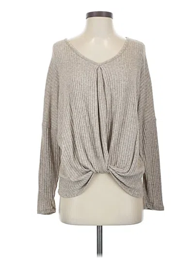 Pre-owned Peach Love Pullover Sweater In Brown