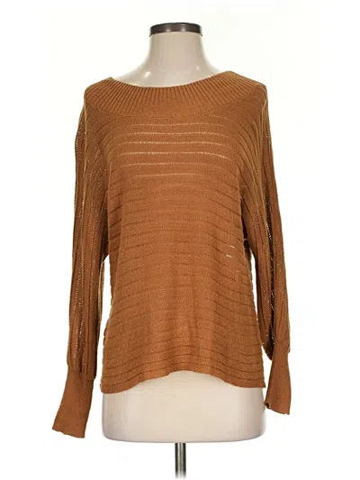 Pre-owned Peach Love Pullover Sweater In Brown