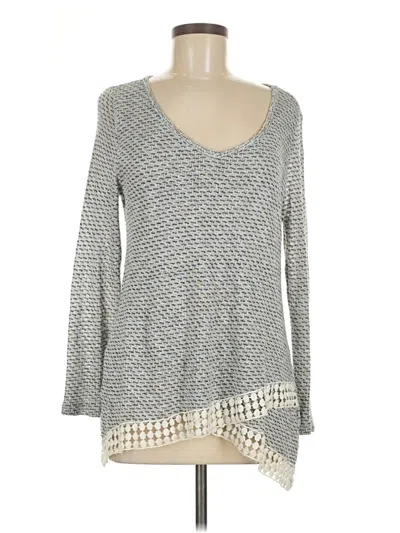 Pre-owned Peach Love Pullover Sweater In Gray