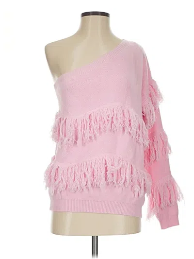 Pre-owned Peach Love Pullover Sweater In Pink