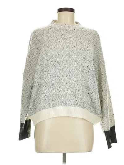Pre-owned Peach Love Pullover Sweater In Silver