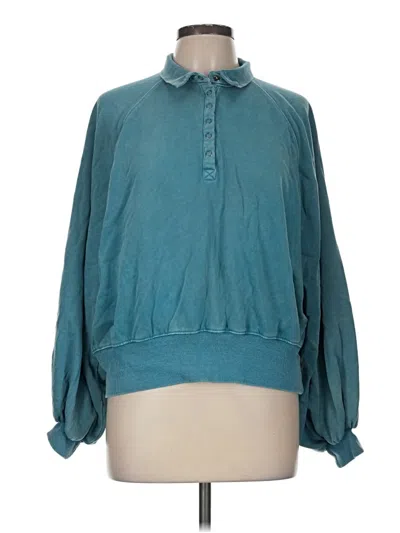 Pre-owned Peach Love Pullover Sweater In Teal
