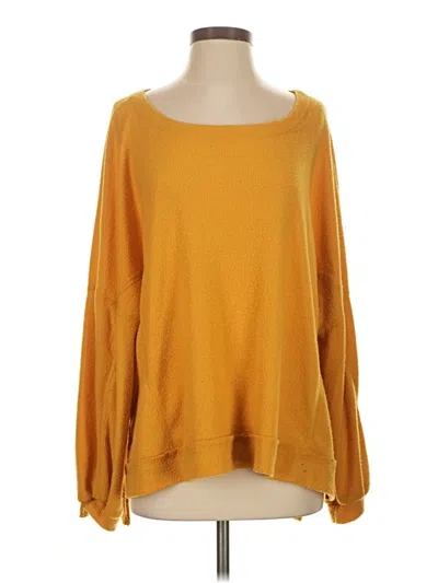 Pre-owned Peach Love Pullover Sweater In Yellow