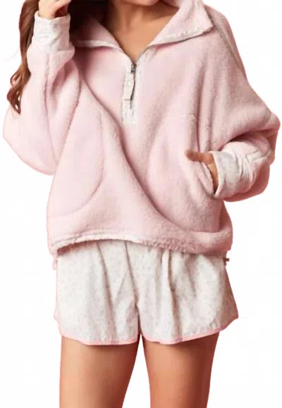 Peach Love Sadie Floral Set In Pink
