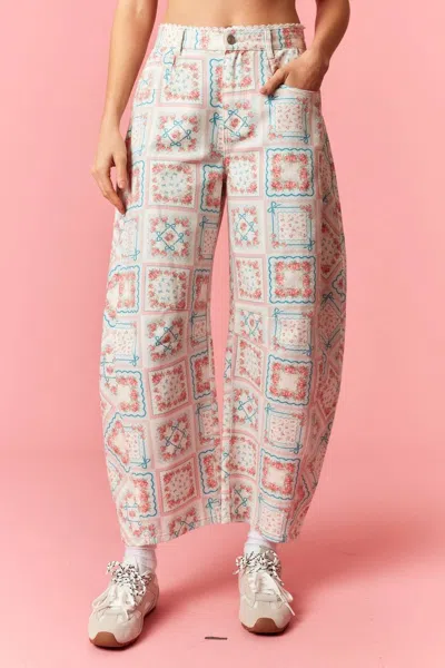 Peach Love Selise Pants In Ecru Multi