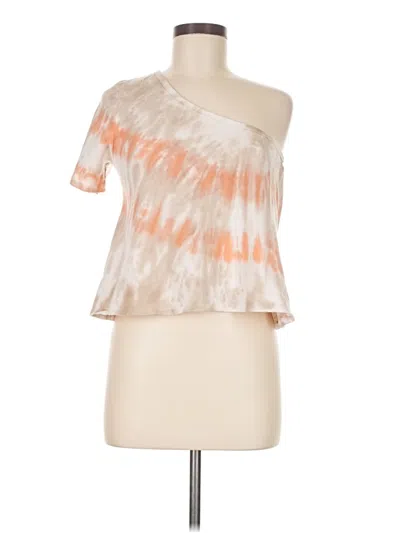 Pre-owned Peach Love Short Sleeve T-shirt In Brown