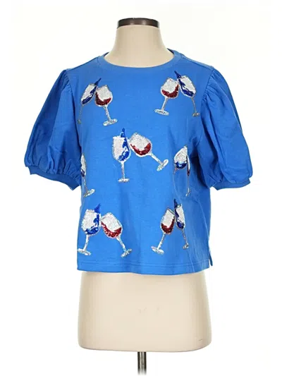Pre-owned Peach Love Sweatshirt In Blue
