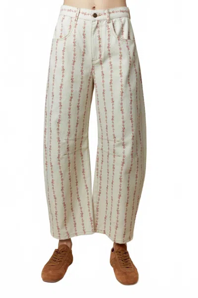 Peach Love Thalia Pants In Cream In Neutral