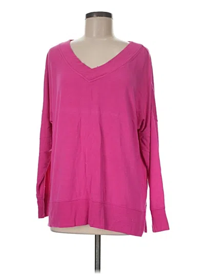 Pre-owned Peach Pullover Sweater In Pink
