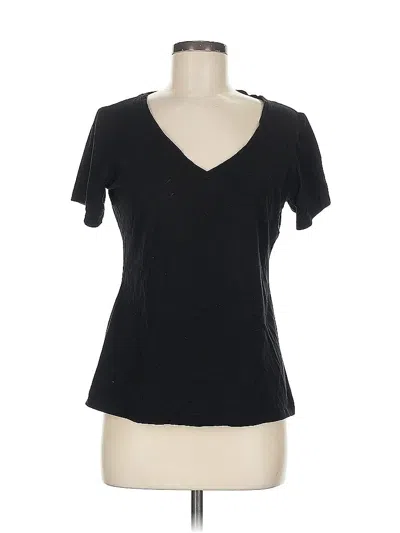 Pre-owned Peach Short Sleeve T-shirt In Black