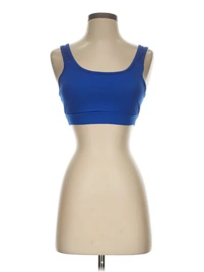 Pre-owned Peach Sports Bra In Blue