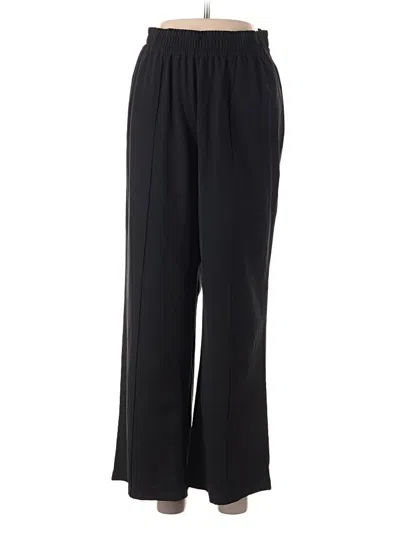 Pre-owned Peach Track Pants In Black