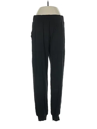 Pre-owned Peach Track Pants In Black