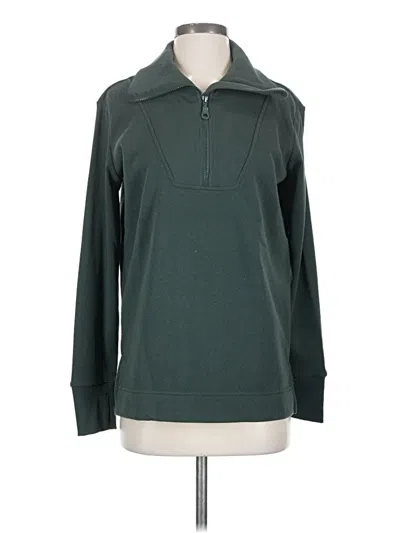 Pre-owned Peach Zip Up Hoodie In Green