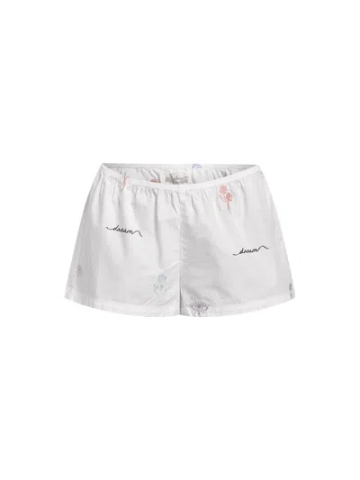 Peachaus Tsubaki Pj Short In Glacier White