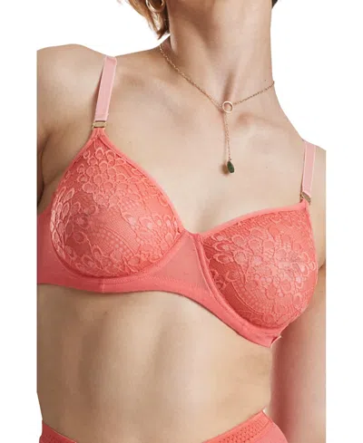 PEACHAUS WOMEN'S BETULA RECYCLED-TULLE UNDERWIRED BALCONETTE BRA