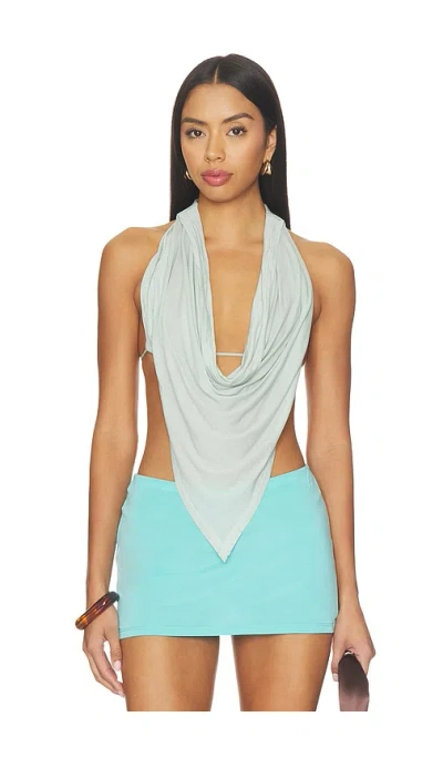 Peachy Den Blanche Halter  탑 In Gray