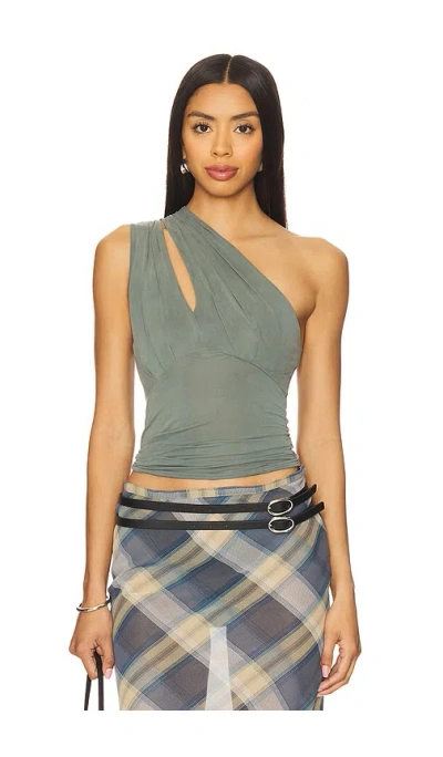 Peachy Den Kylie Asymmetrical Top