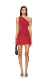 Peachy Den Skylie Skort Dress In Red Sandstone