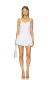 Peachy Den The Dylan Romper Dress In Yellow