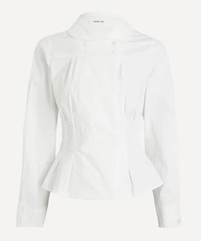 Peachy Den Women's Missy Long-sleeve Blouse In White
