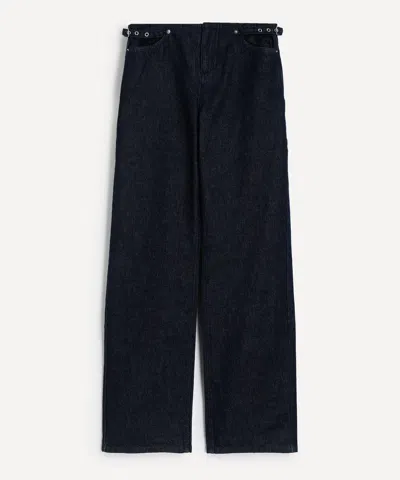 Peachy Den Women's Stevie Low-rise Jeans In Purple